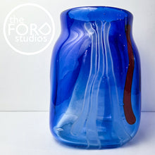 Load image into Gallery viewer, "The BLUES" Blown Glass Sculptures by Tom Hower