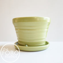 Load image into Gallery viewer, FOOTED FLOWER POT by Jive Pottery