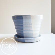 Load image into Gallery viewer, FOOTED FLOWER POT by Jive Pottery