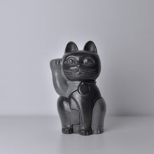 Load image into Gallery viewer, Black Maneki Neko by Brooklyn-based Locknesters are available at The FORD Studios in Marion, VA.