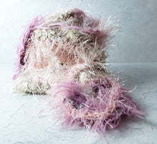 Load image into Gallery viewer, Felted "Chain" Scarf (Angora) by Britta Cruz