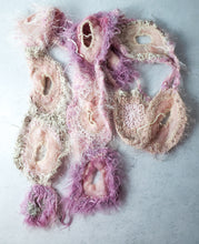 Load image into Gallery viewer, Felted "Chain" Scarf (Angora) by Britta Cruz