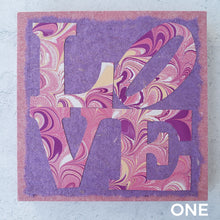 Load image into Gallery viewer, Three "Homage to Robert Indiana's LOVE Art" by Pat K. Thomas