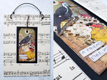 Load image into Gallery viewer, 12 "Birds of Song" Collages by Sandra Eckert