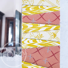 Load image into Gallery viewer, Coral & Gold Mirror by Emily Shane