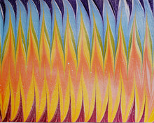 Load image into Gallery viewer, Hand-Marbled "HOT" Papers by Pat K. Thomas