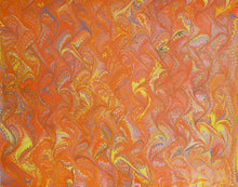 Load image into Gallery viewer, Hand-Marbled "HOT" Papers by Pat K. Thomas