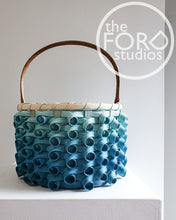 Load image into Gallery viewer, AQUAMARINE OMBRE CURLS BASKET by Amanda Sprinkle
