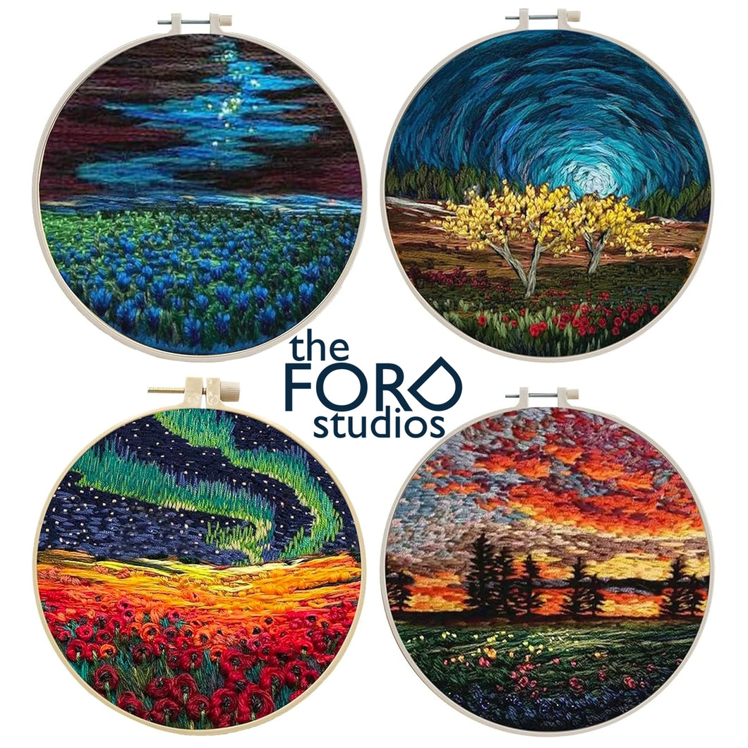 Van Gogh Inspired Embroidery Kits