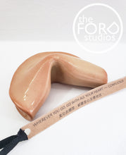 Load image into Gallery viewer, GIANT FORTUNE COOKIE Gift Set (Ceramic) by Jive Pottery
