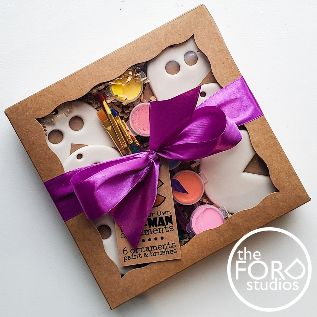 Paint-Your-Own PAC-MAN Ornament Kit by Jive Pottery