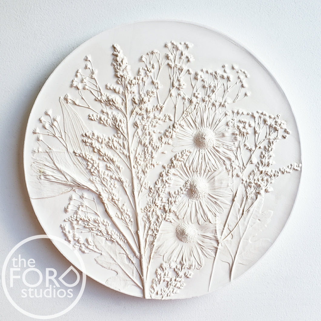 ART/POTTERY CLASS: Plaster Nature Tile