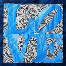Load image into Gallery viewer, Three &quot;Homage to Robert Indiana&#39;s LOVE Art&quot; by Pat K. Thomas
