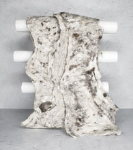 Load image into Gallery viewer, Felted Angora Scarf (Grey Toned) by Britta Cruz
