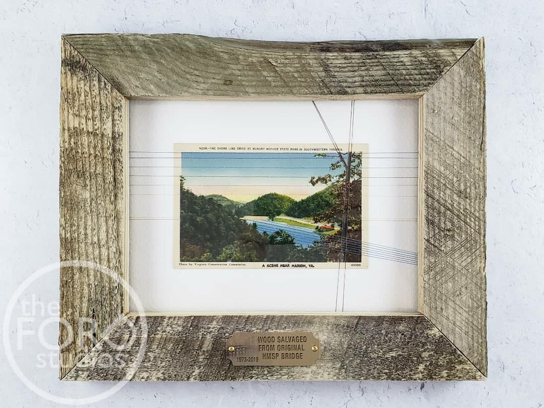 HMSP Bridge-Frame Embroidered Postcards