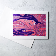 Load image into Gallery viewer, Marbled Window Cards [5&quot; x 7&quot;] by Pat K. Thomas
