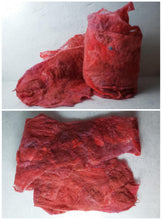 Load image into Gallery viewer, Felted Angora Scarf (Rose Tones) by Britta Cruz
