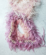 Load image into Gallery viewer, Felted &quot;Chain&quot; Scarf (Angora) by Britta Cruz
