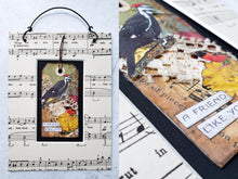Load image into Gallery viewer, 12 &quot;Birds of Song&quot; Collages by Sandra Eckert

