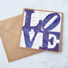 Load image into Gallery viewer, Collaged LOVE Cards [5.5&quot; sq] by Pat K. Thomas
