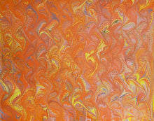 Load image into Gallery viewer, Hand-Marbled &quot;HOT&quot; Papers by Pat K. Thomas
