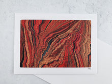 Load image into Gallery viewer, Marbled Window Cards [5&quot; x 7&quot;] by Pat K. Thomas
