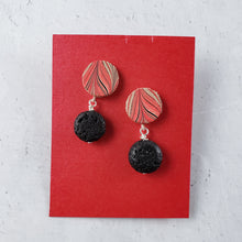 Load image into Gallery viewer, Lava Rock Earrings by Pat K. Thomas
