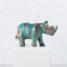 Load image into Gallery viewer, Rhino Ornament OR Figurine by Pat K. Thomas
