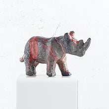 Load image into Gallery viewer, Rhino Ornament OR Figurine by Pat K. Thomas
