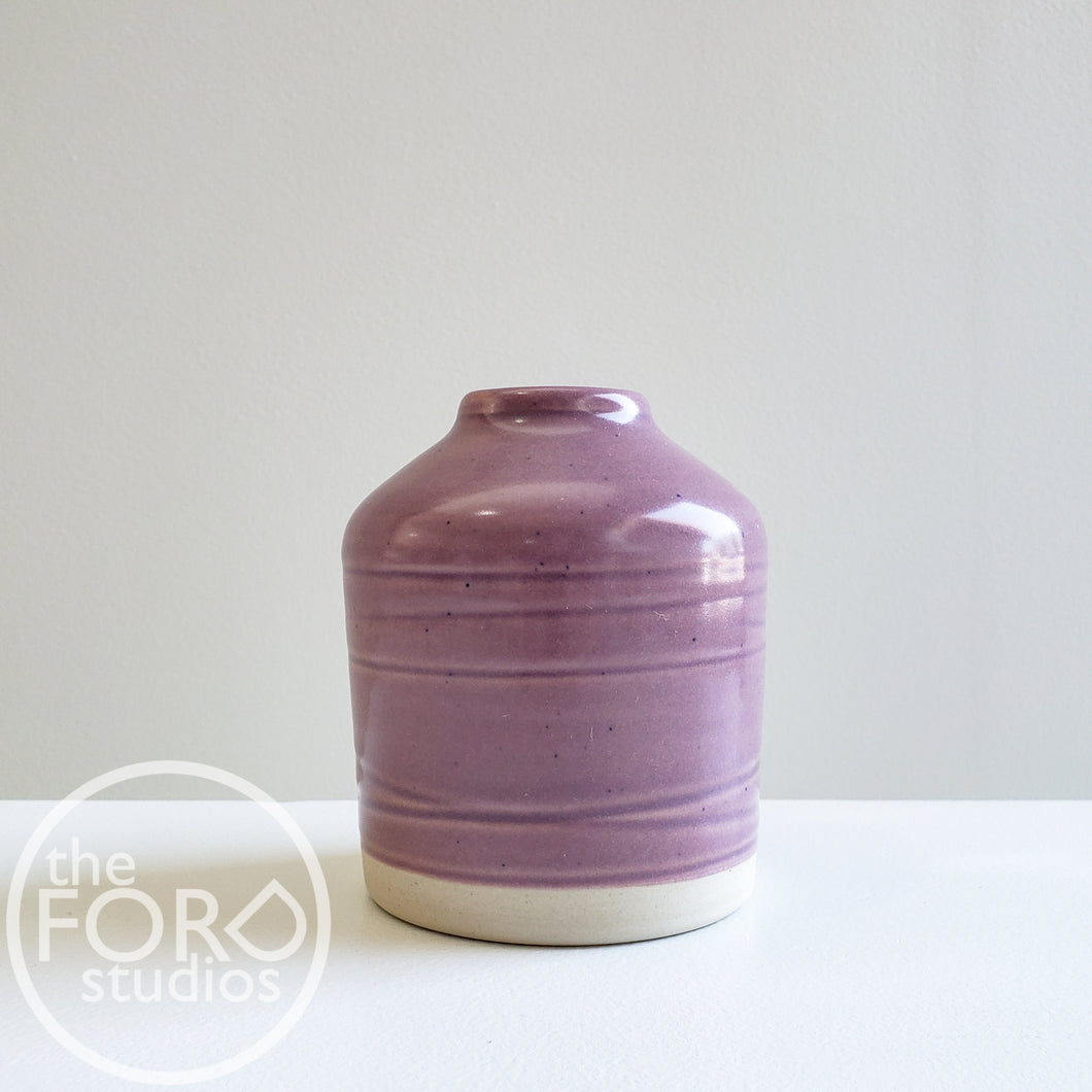 Plum Ink Well Vase by Jive Pottery