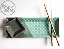 Load image into Gallery viewer, POTTERY CLASS:  Hand-Built Sushi Set
