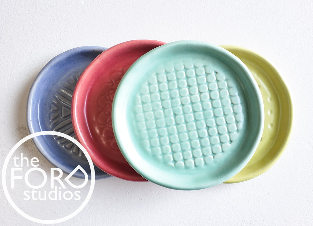 POTTERY CLASS (Aug):  Coaster, Set of 4