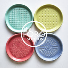 Load image into Gallery viewer, POTTERY CLASS (Aug):  Coaster, Set of 4
