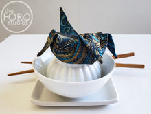 Load image into Gallery viewer, Fabric Origami Crane by Rachel Gibson
